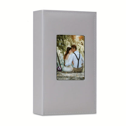 This premium PU leather photo album can store up to 300 4x6 photos, making it perfect for preserving memories from family events, weddings, anniversaries, travels, graduations, and more. With its large capacity and elegant design, it also makes an ideal