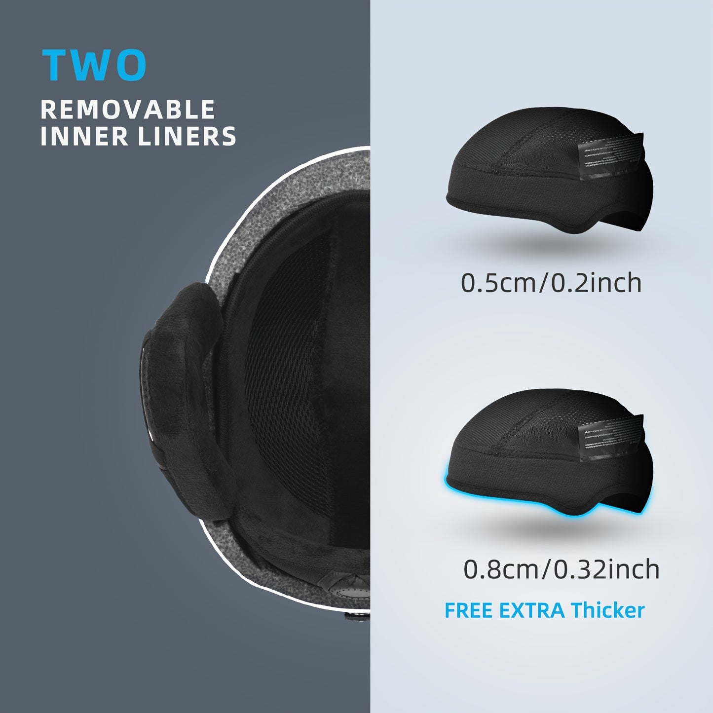 JetBlaze ski helmet with adjustable fit, shock-absorbing shell, and removable ear pads.