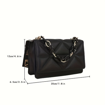 Fashionable mini embossed crossbody bag for women, ideal for casual use.