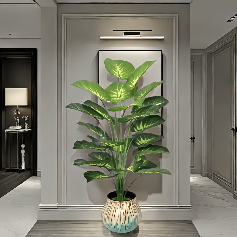 Versatile lifelike money plant - perfect for weddings, hotels, gardens. Indoor/outdoor artificial tree, ideal for all seasons. Flower pot not included.