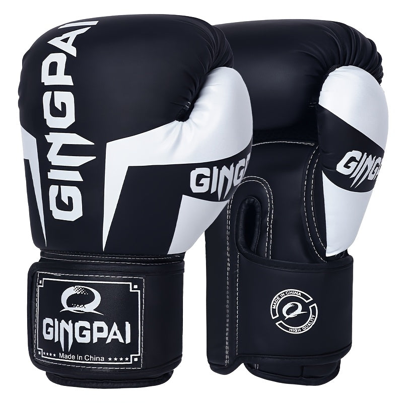 Breathable boxing gloves for adults, suitable for men and women, great for training, sparring, and gym.