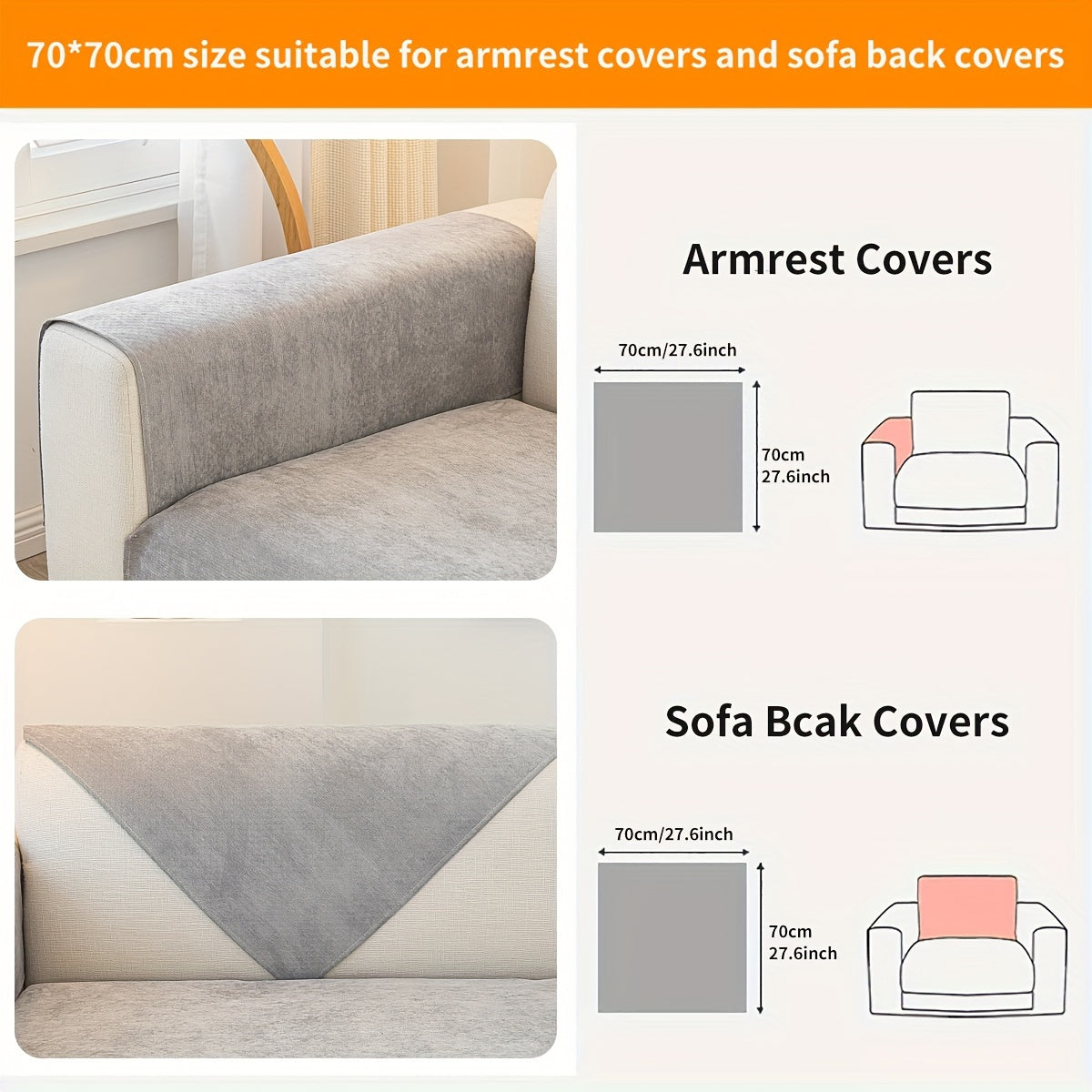 Waterproof sofa cover with non-slip design and pet-friendly material, suitable for all seasons and living room decor.