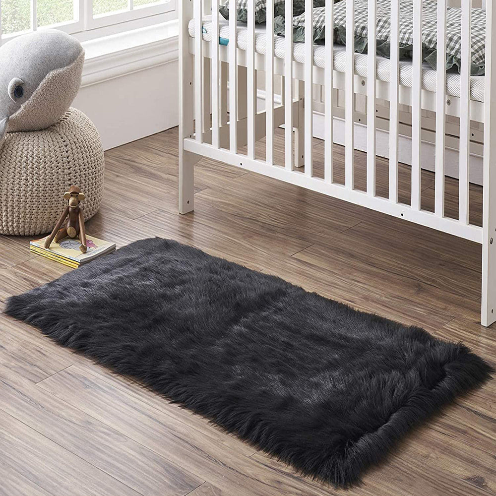 Plush Carpet Rug Perfect for Home Decor - Luxuriously Soft and Fluffy for Any Room in Your House