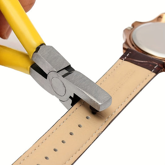 Universal Hand Strap Watch Band Punch Tool 1pc, Hole Puncher with 2.0mm Pliers, Perfect Gift Choice