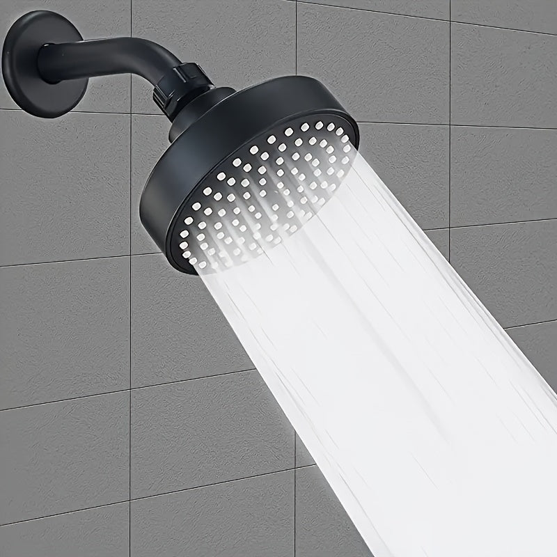 High Pressure Showerhead with Powerful Jet for Bathroom - Small Silicone Outlet, Compatible with High/Low Flow Showers - Bathroom Accessories