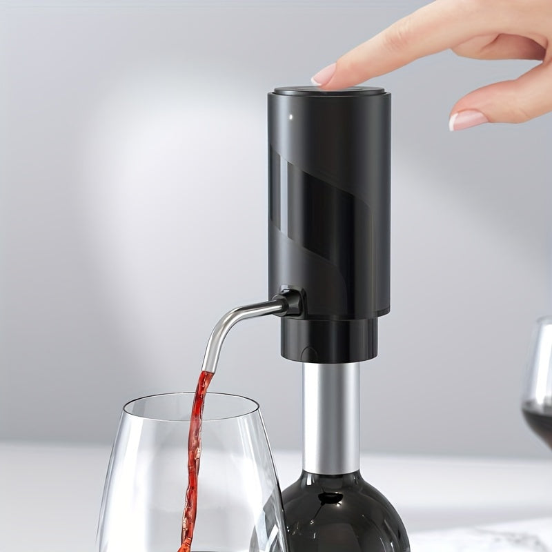 XuanGui USB Rechargeable Electric Wine Aerator & Pourer features quick aeration, one-touch stop, and food-grade materials with Type-C charging.