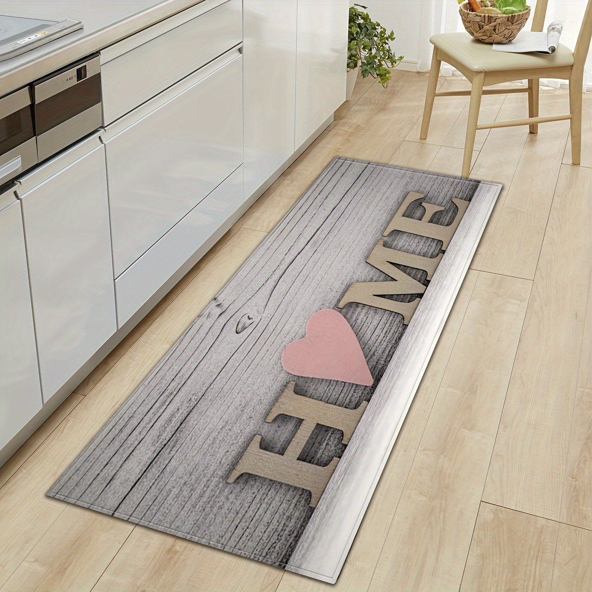 Absorbent Long Strip Floor Mat for Home Entry, Kitchen, Bathroom, Toilet, Bedroom, and Sofa - Non-slip Foot Mat