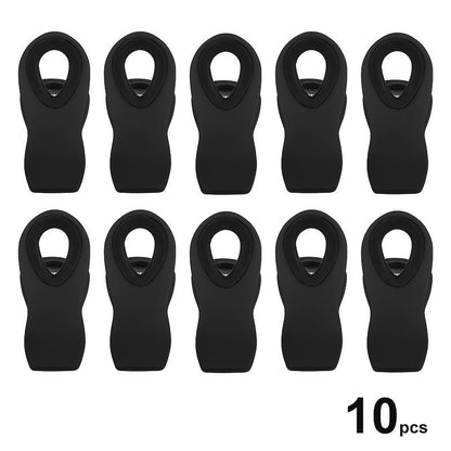 6/10/12pcs Food Bag Sealing Clip Set with Magnetic Refrigerator Storage, Household Reusable Airtight Clips for Plastic and Snack Bags, Kitchen Organizers and Accessories for Durable Storage.