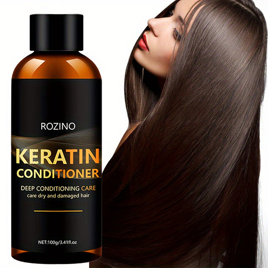 Keratin conditioner for dry, damaged hair. Non-greasy, moisturizing, and promotes smooth, shiny hair.