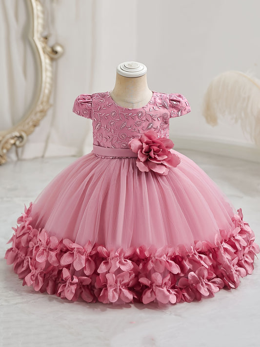 Adorable lace princess dress perfect for special occasions and birthdays