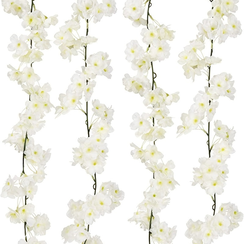 1 artificial sakura vine, 180cm, ideal for wedding and garden decor, home parties, Christmas, and scrapbook projects.