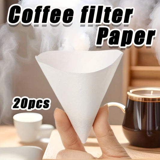 Filter paper for coffee, filter cone, grease filter, maple syrup filter, beeswax filter, funnel filter, hand-pour filter paper - perfect for use in the kitchen, restaurant, living room, or outdoors.