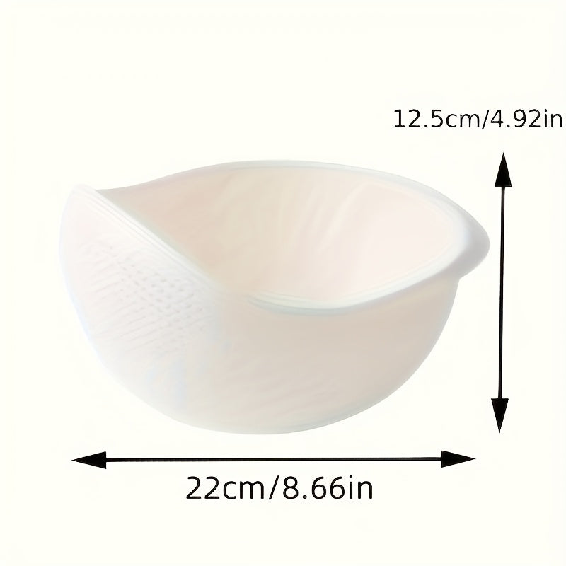 Versatile Plastic Rice Washing Bowl with Convenient Strainer - Safe for Food Use, Perfect for Easy Meal Preparation and Efficient Kitchen Workflow