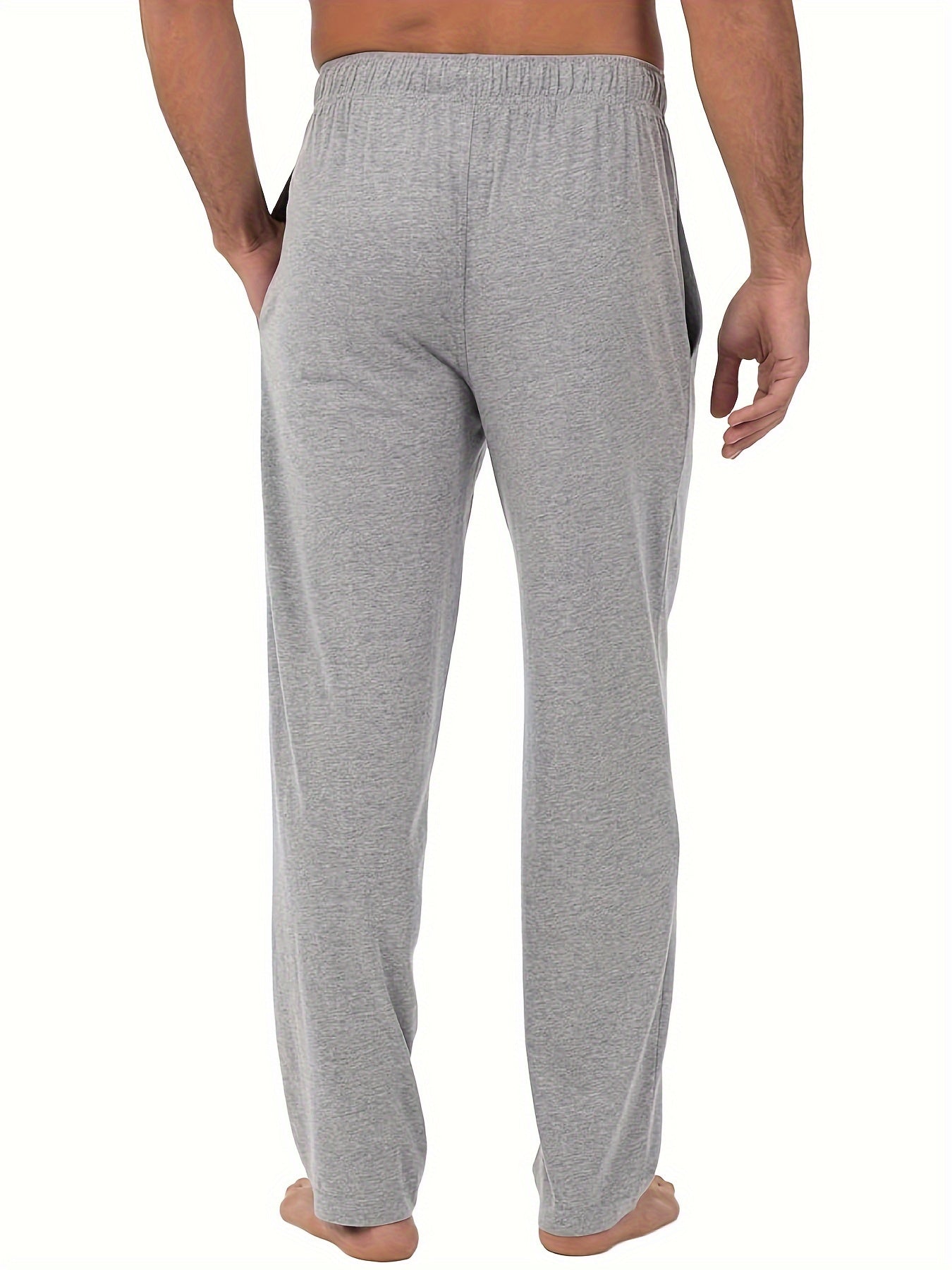 Men's stylish solid pajama pants.