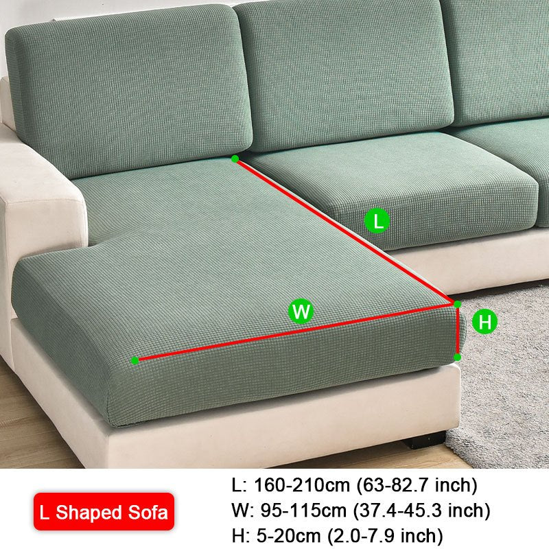 Waterproof Jacquard Sofa Slipcover protects furniture with elastic cover. Polyester material enhances home decor.