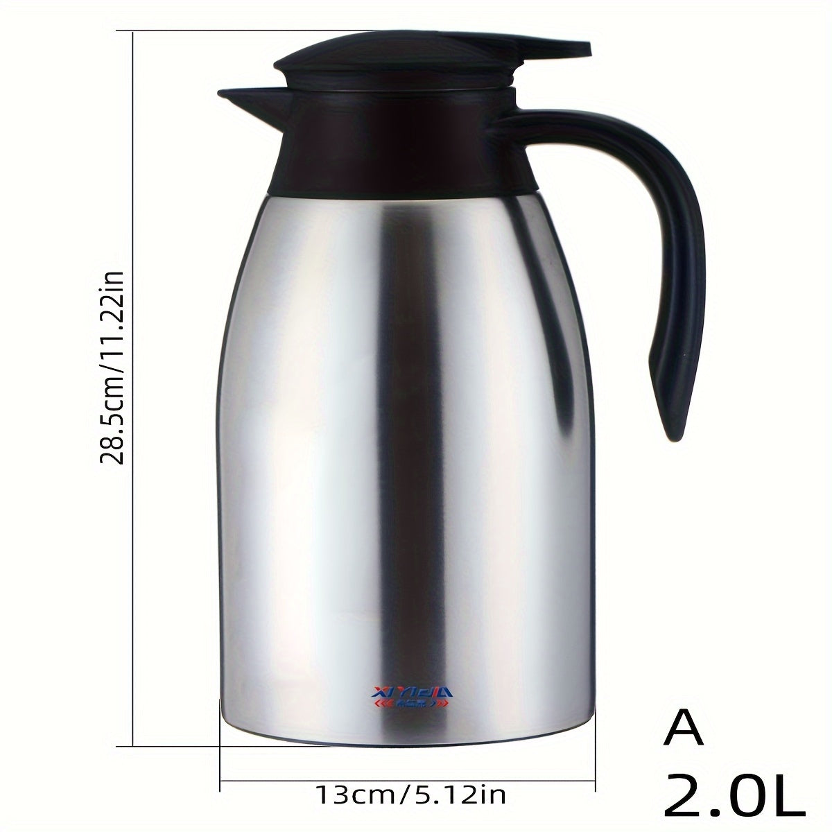 Stainless steel insulated pot for hot and cold beverages