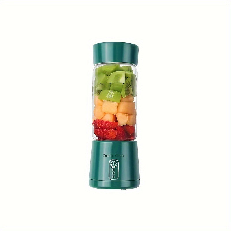 USB Rechargeable Portable Wireless Juicer - Suitable for Kitchen & Dining, Made of Glass and Plastic