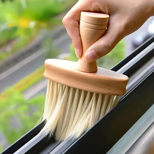 Versatile Plastic Detail Brush for Cleaning Tight Spaces, Soft Bristles Ideal for Window Crevices, Car Air Vents, and More, Suitable for Home, Kitchen, Bathroom, Living Room, Bedroom, and Outdoor Use, No Electricity Required