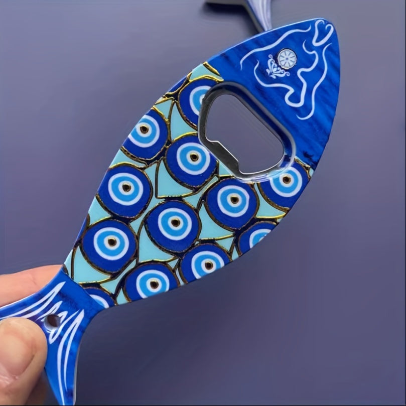 Festive acrylic fish bottle openers for Christmas, Halloween, and Oktoberfest - ideal kitchen and bar accessories