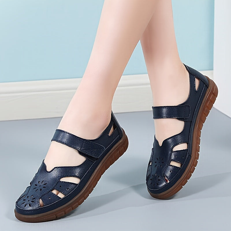 Women's slip-resistant wedge sandals for outdoor activities.