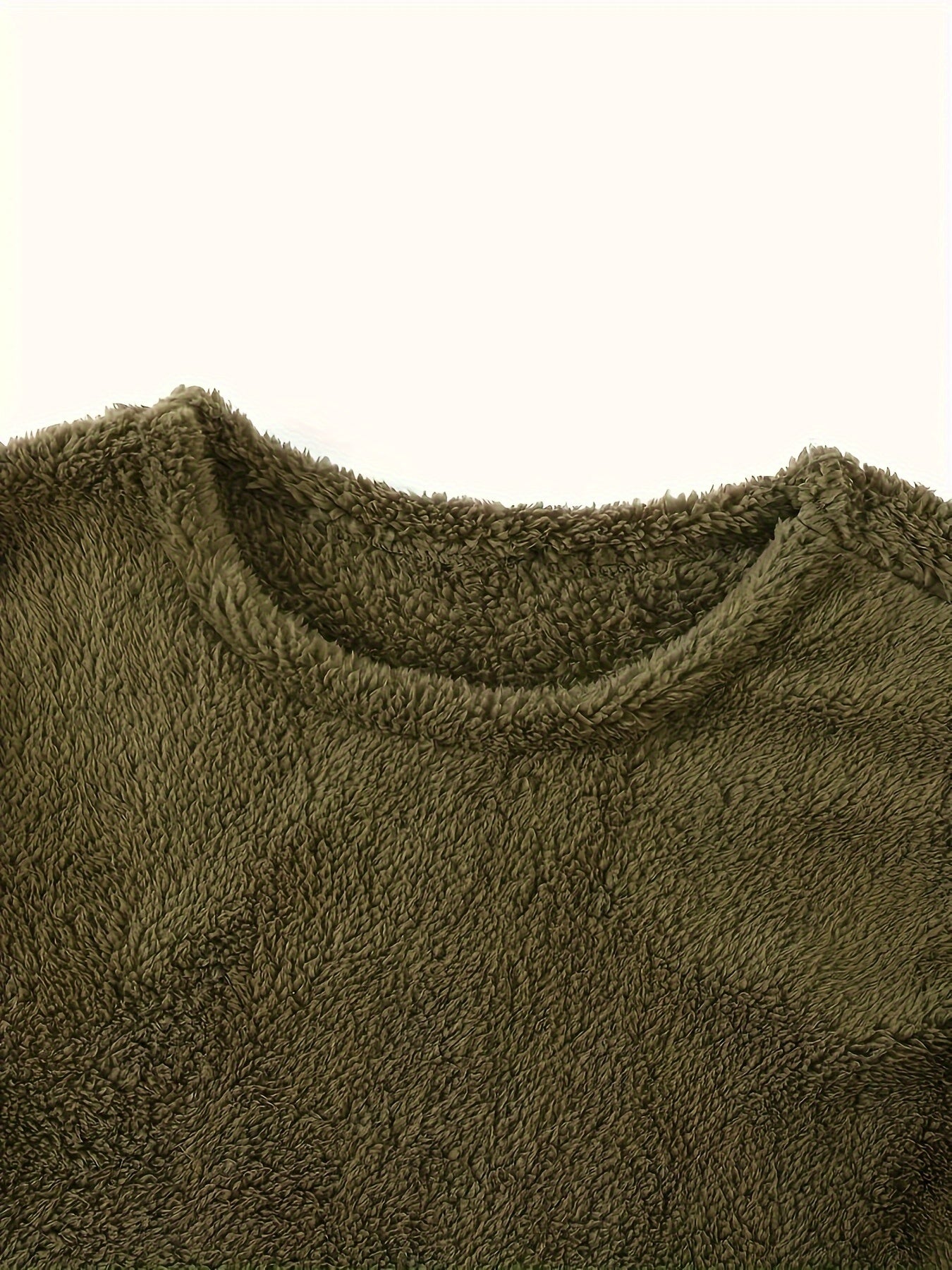 Cozy fleece lounge top with pockets for fall and winter, perfect for women's loungewear.