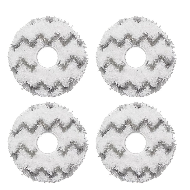 Get 4 high-quality microfiber mop pads that are super absorbent and compatible with Dreame Robot Vacuums such as L10s Pro, X30, X40, and more. These pads are washable and reusable, making them a great addition to your floor cleaning accessories. They are