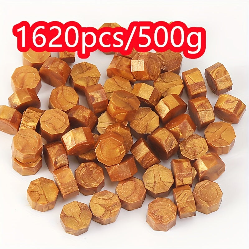 1620pcs/500g Octagonal wax particles for envelope special mud DIY gift box sealing wax retro bulk sealing wax particle