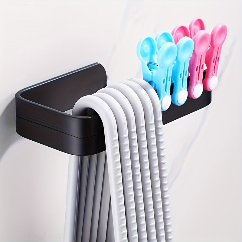 Simple to install self-adhesive toilet paper holder requires no drilling. Made of durable plastic, this dispenser helps organize your bathroom.