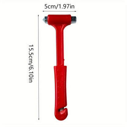 [Popular Choice] Durable 3-in-1 Emergency Safety Hammer - Portable Tool for Car and Home with Seatbelt Cutter, Window Breaker, and Fire Starter