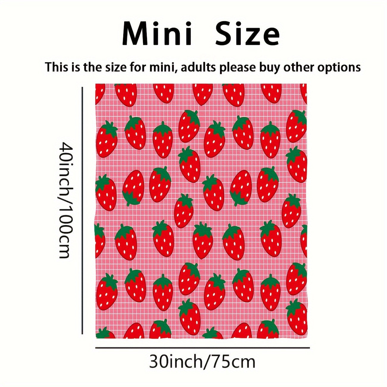 Glam Style Strawberry Pattern Throw Blanket, Microfiber Flannel All-Season Fruit Theme, Woven Digital Print, Ideal for Wedding, Housewarming, Birthday Gift - 1 Piece