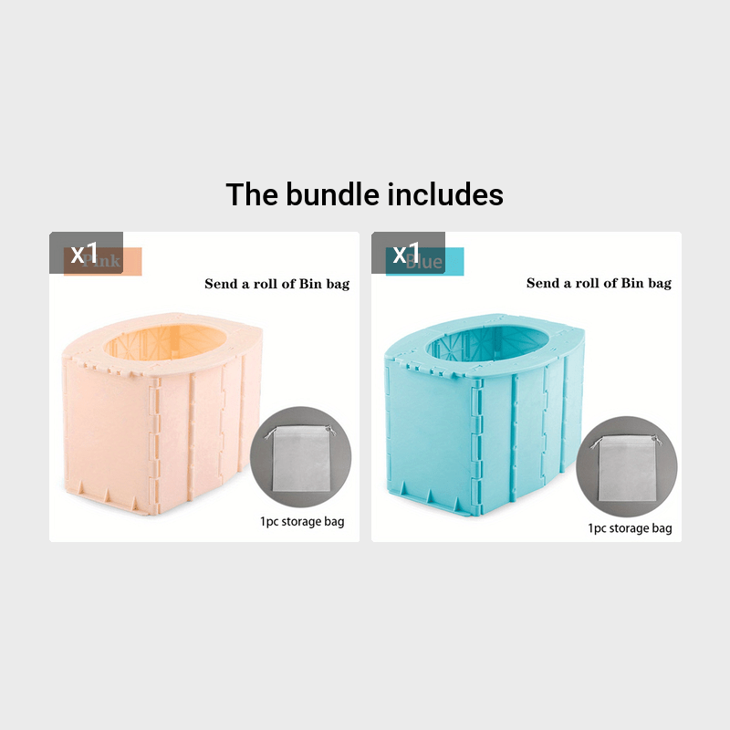 Foldable and Portable Kids Toilet - Emergency Potty Seat for Boys and Girls, Perfect for Travel and Potty Training. Ideal Gift for Christmas, Halloween, and Thanksgiving Day!