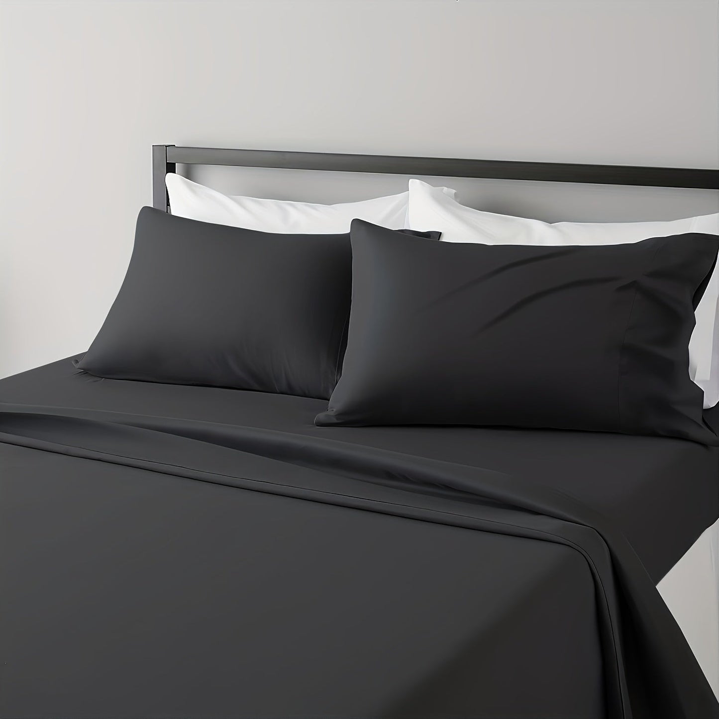 Experience the ultimate comfort and luxury with our Queen Size Sheet Set. Made from breathable and cooling fabric, these hotel-quality sheets are extra soft and easy to fit on your bed. The 4-piece set includes wrinkle-free and comfy sheets that will