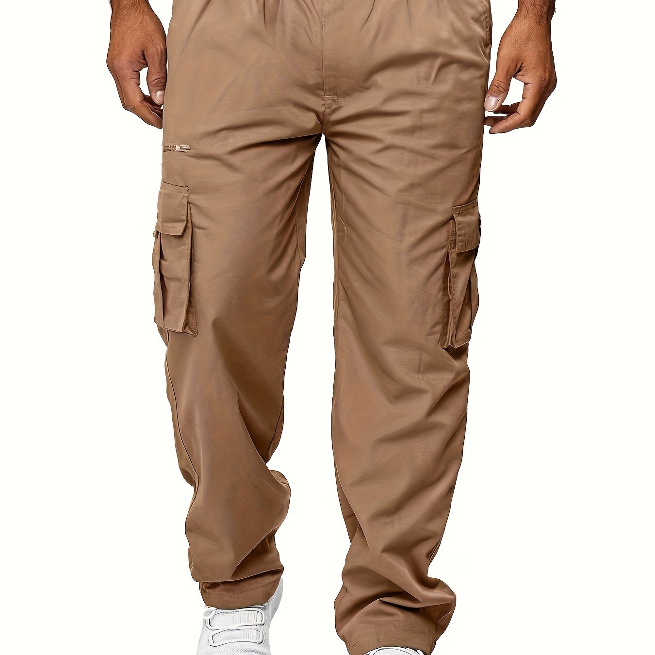 Best-selling oversized cargo pants with side pockets for big and tall men, perfect for spring and summer. Great gifts for plus-size guys.