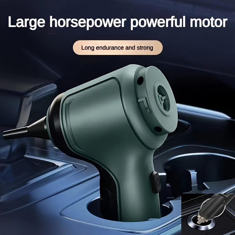 12V car vacuum cleaner with flat nozzle, 0-200W, 65dB noise level