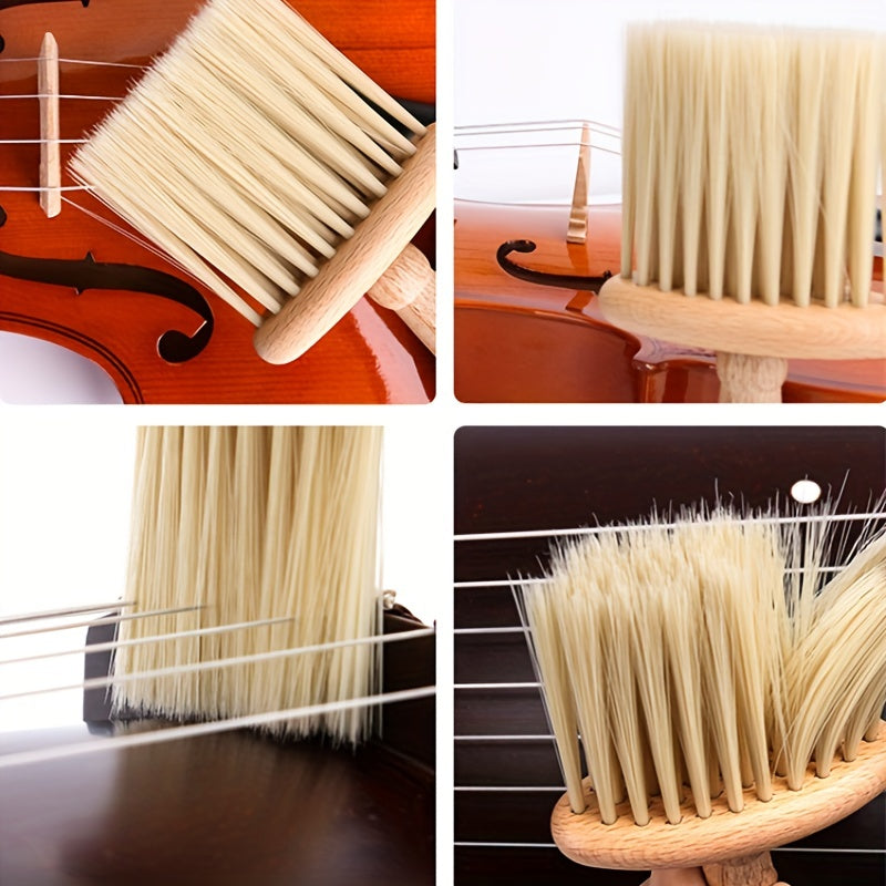 Universal Violin Cleaning Brush for Guzheng and Violin Accessories - Sweep Away Dust and Keep Instruments Clean