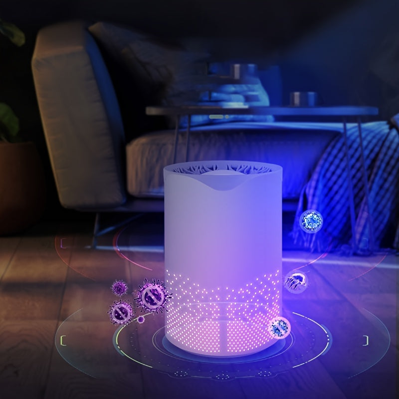 1pc of Negative Ion Generator Air Purifier for eliminating odors, smoke, and more in various rooms at home. Suitable for bedrooms, study rooms, toilets, and other household areas.