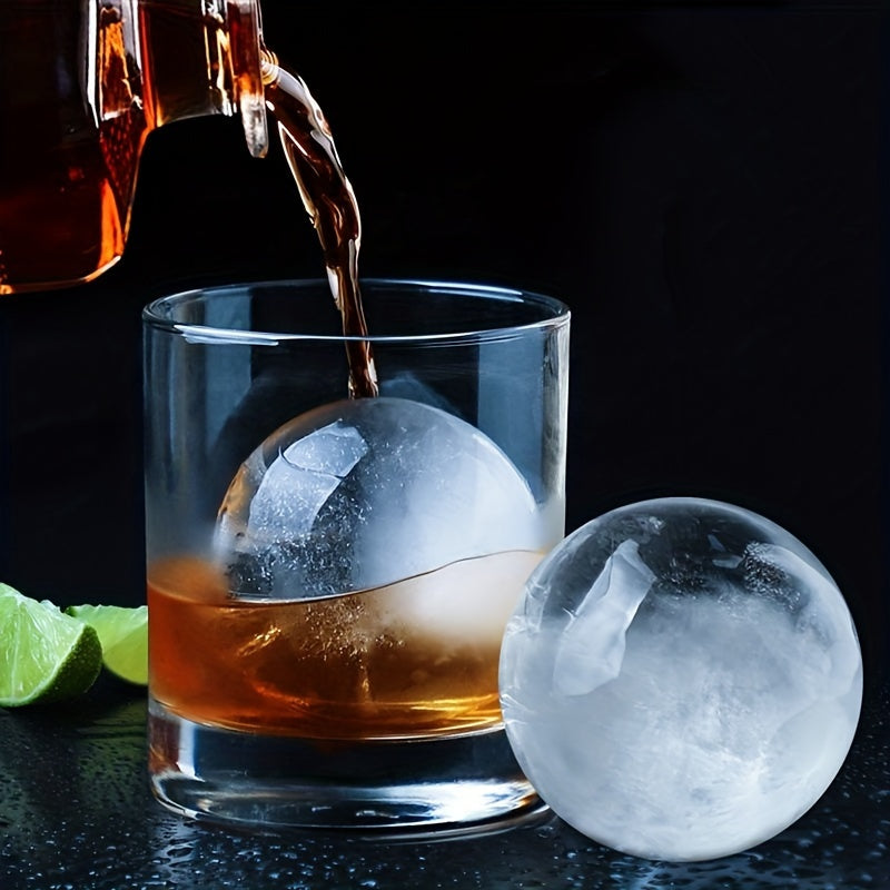 Large 98g silicone ice ball mold for making 6cm round ice balls.