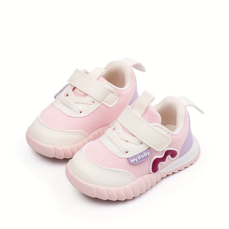 Breathable toddler sneakers with casual sports style, ideal for running, hiking, and outdoor activities.