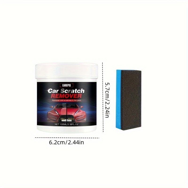 Quick and Simple Car Scratch & Swirl Remover Wax - Repair and Polish Kit for Minor Damage, Easy Fit, Leaves No Residue - Restores the Shine