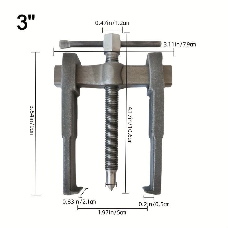 2 Jaws Gear Puller, 3 Jaws Puller, Bearing Gear Adjustable Removal - Professional Industrial Supplies