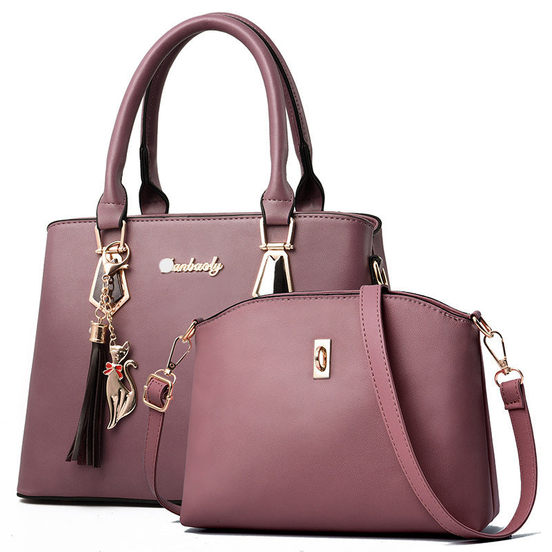 2024 Stylish Womens Handbag Set with Tote  Shoulder Bag